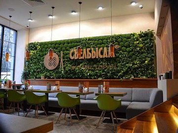 Фитопанно в ресторане Съелбысам